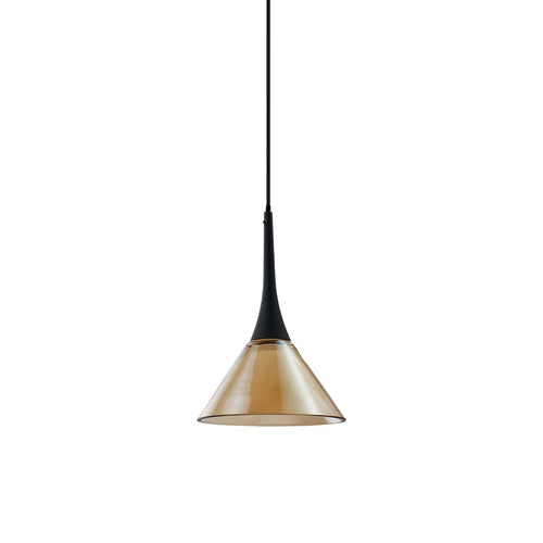 Ideal Lux COCKTAIL Hanglamp met koepelvormige kap, amberkleurig, 1x LED, 670lm, 3000K