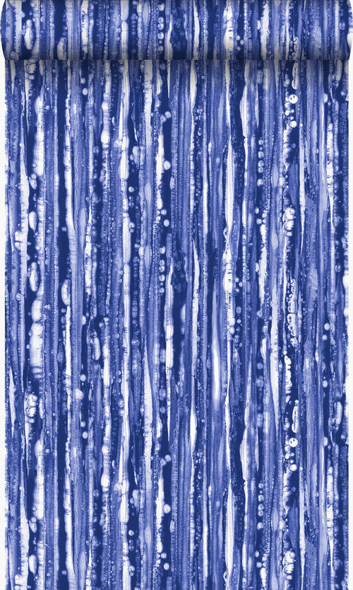 Origin Wallcoverings behang strepen blauw - 53 cm x 10,05 m - 347219 - vtwonen shop