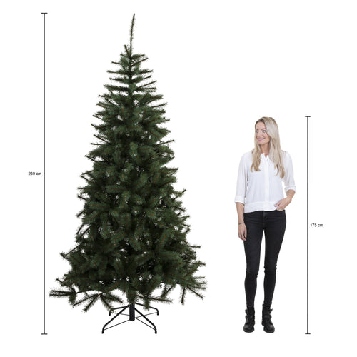 Triumph Tree Forest Frosted Kunstkerstboom - Kerstboom H260 x Ø168 cm - groen
