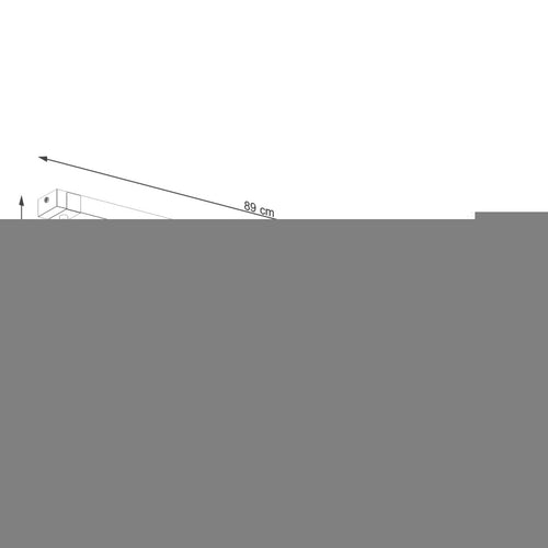 Sollux Lighting Plafondlamp ZUCA 4 zwart - 89x15x14cm
