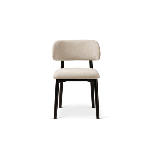 Set van 2 stoelen Evan chenille beige - 51x49.5x77cm