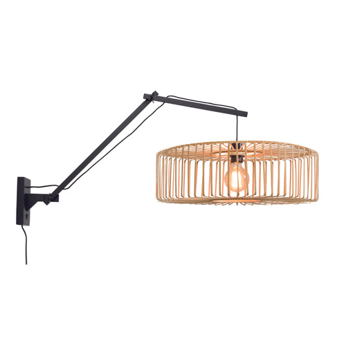 GOOD&MOJO wandlamp Bromo - zwart - Ø60cm - vtwonen shop