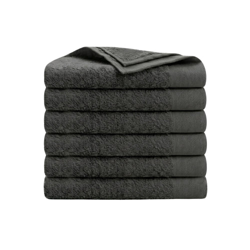 Ten Cate douchelakens 70x140 cm - antraciet - 6pack