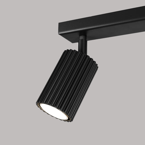 Sollux Lighting Plafondlamp KARBON 2 zwart - 30x6,5x16,5cm