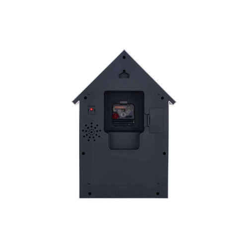 Karlsson wandklok Dog House - rood - 11.5x26.5x36.5cm