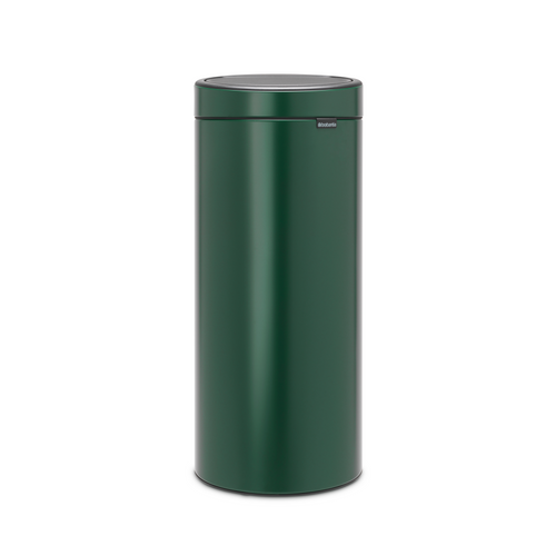 Brabantia Touch Bin New afvalemmer, 30 liter, kunststof binnenemmer - Pine Green