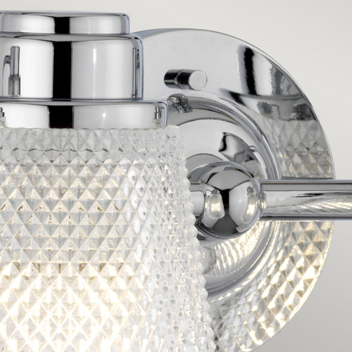 Hudson 4-lichts wandlamp gepolijst chroom IP44