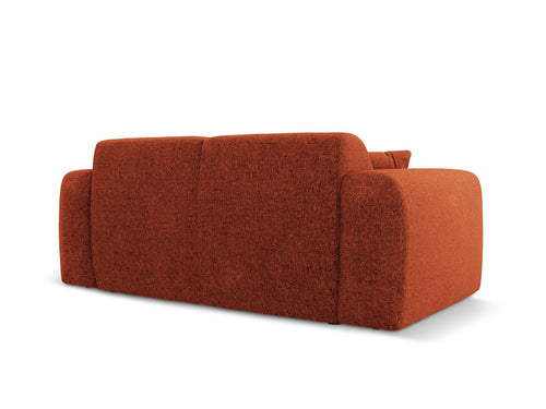 Cosmopolitan Design Bank Nolio 2-zits, chenille, terracotta - 95x170x72cm