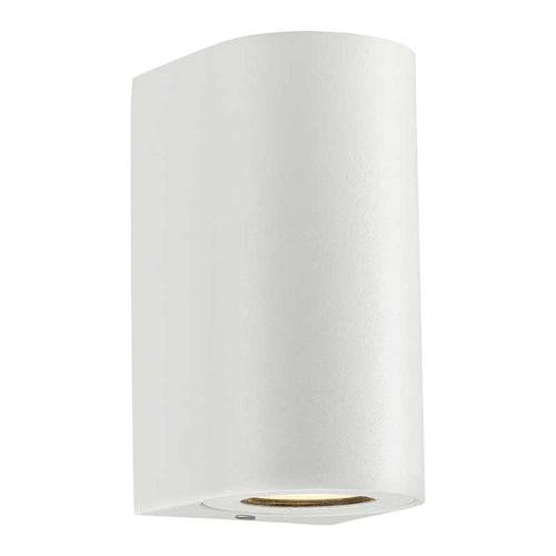 Nordlux Canto Wandlamp Buiten - GU10 - IP44 - Wit - Rond