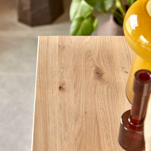 Tikamoon Bijzettafel van massief eikenhout - Naturel