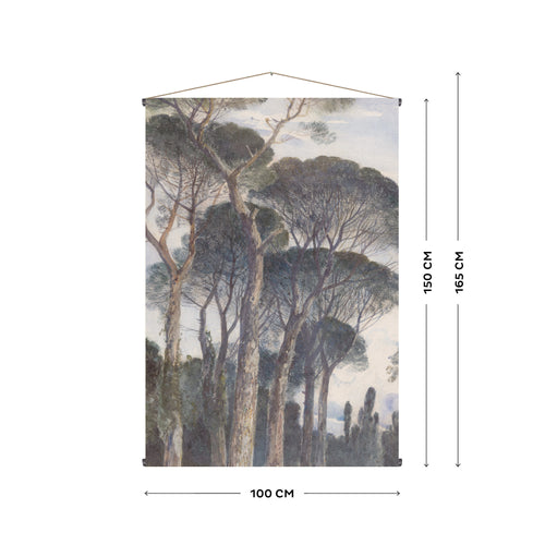 Art for the Home XL Wandkleed - Umbrella Pines - 150x100cm