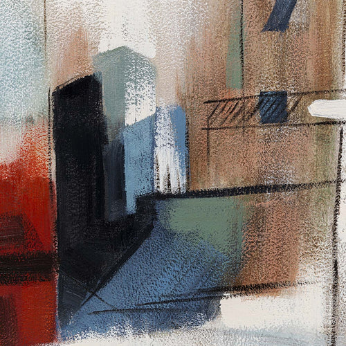 Kare Design Schilderij Visione Obliquo 100x100cm - vtwonen shop