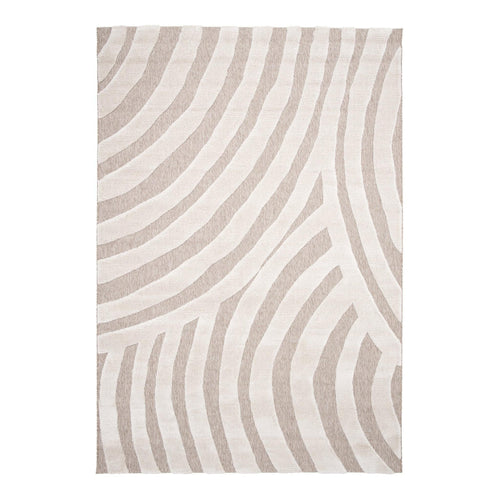 AFK Living vloerkleed Onde - reliëfeffect - beige - 200 x 290 cm