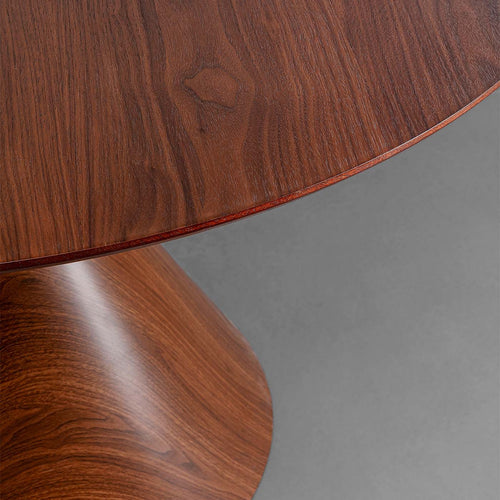 Kare Design Eettafel Cono Ø120cm walnoot