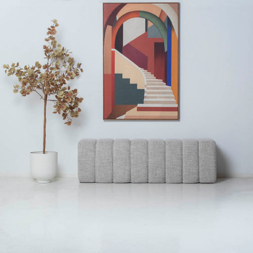 DÉJA Living Eetkamerbank Bogense - Taupe Stof - 160x45x48cm