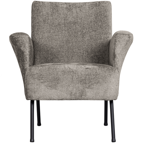 BePureHome fauteuil Muse - Polyester - Taupe - 77x73x70 - vtwonen shop