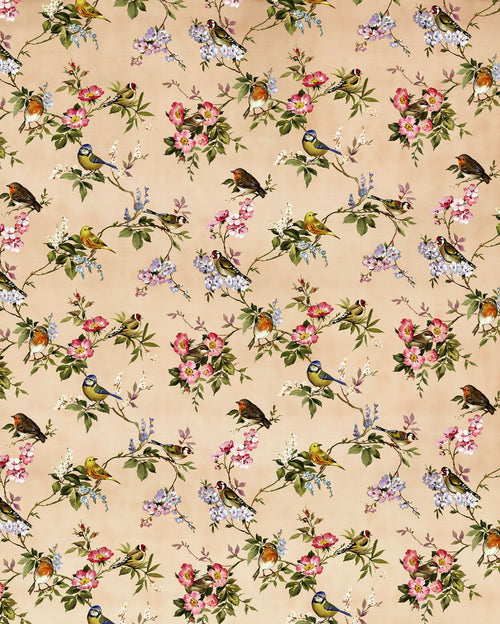 Komar fotobehang bloemen en vogels multicolor - 200 x 250 cm - 611171 - vtwonen shop