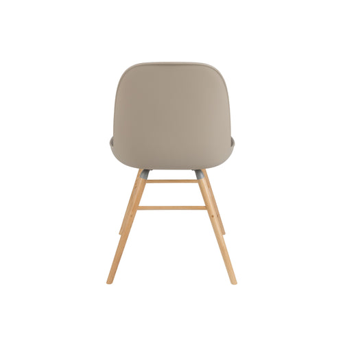 Zuiver Albert Kuip Eetkamerstoelen  Taupe - Set van 2 - vtwonen shop