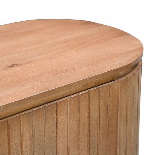 Giga Meubel Tv-Meubel Tora - Naturel - Mangohout - 200cm