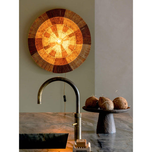 GOOD&MOJO wandlamp Serengeti - bruin - Ø60cm