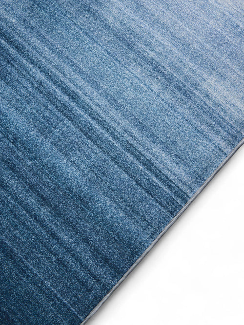 benuta wasbaar vloerkleed Laury - blauw - 300x400 cm