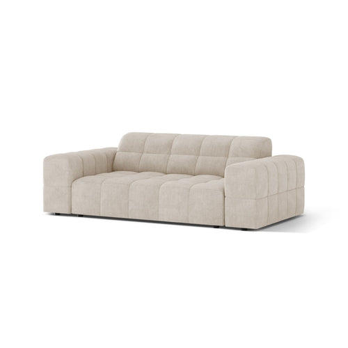 Cosmopolitan Design - Bank Chicago 2-zits, chenille lichtbeige - 102x178x78cm