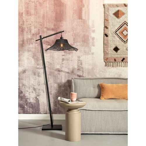 GOOD&MOJO vloerlamp Ibiza - zwart - Ø50cm - vtwonen shop