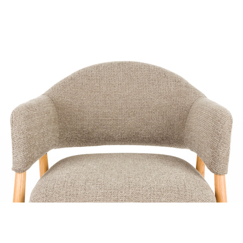 Housecraft Living Indy Fauteuil met armleuning Donker bruin/ donker Beige - vtwonen shop