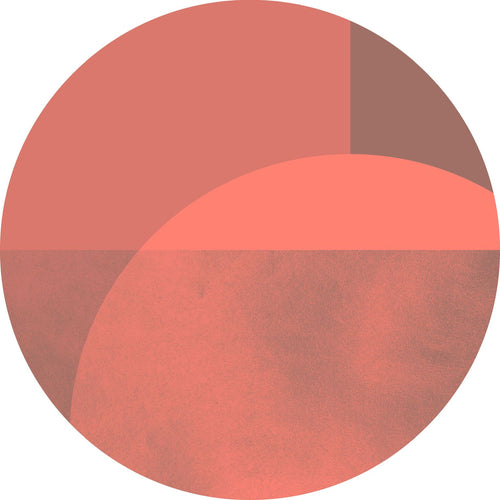 Sanders & Sanders zelfklevende behangcirkel grafisch rood - Ø 125 cm - 611723 - vtwonen shop