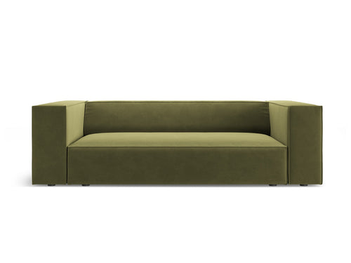 Cosmopolitan Design Bank Arendal 2-zits, flueel lichtgroen - 102x180x70cm