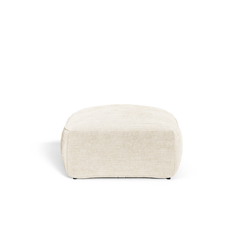 Premium Interiors - Zitzak LOMI - gewaafd fluweel crème 75cm