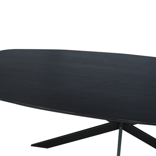 Starfurn  eettafel Ferris - zwart - 100x200x76cm - vtwonen shop