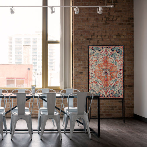 Kast dressoir met 2 deuren van MDF met Vintage tapijt patroon - vtwonen shop