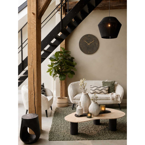 Light & Living klok Veti - bruin - Ø41cm