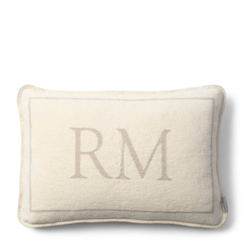 Rivièra Maison RM Logo Pillow Cover 45x65 - Katoen - Grijs - vtwonen shop