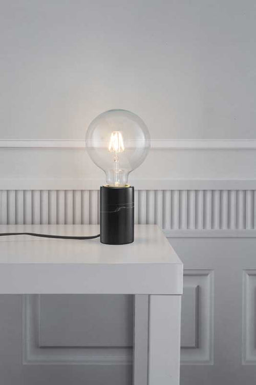 Nordlux Siv Tafellamp - Ø6cm - E27 - Zwart