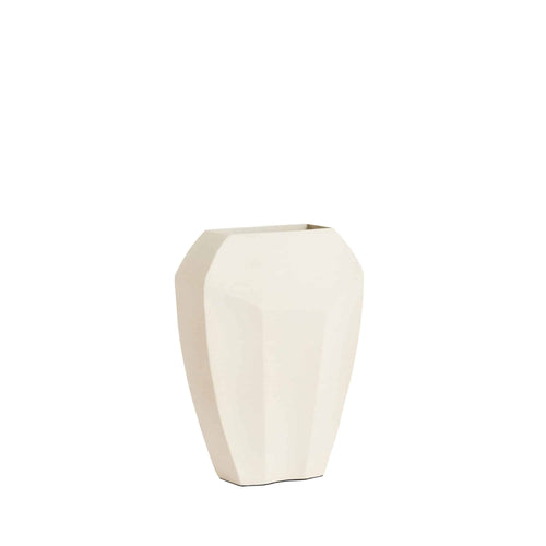 Light & Living vaas Cordoba - wit - 25x11x34cm - vtwonen shop