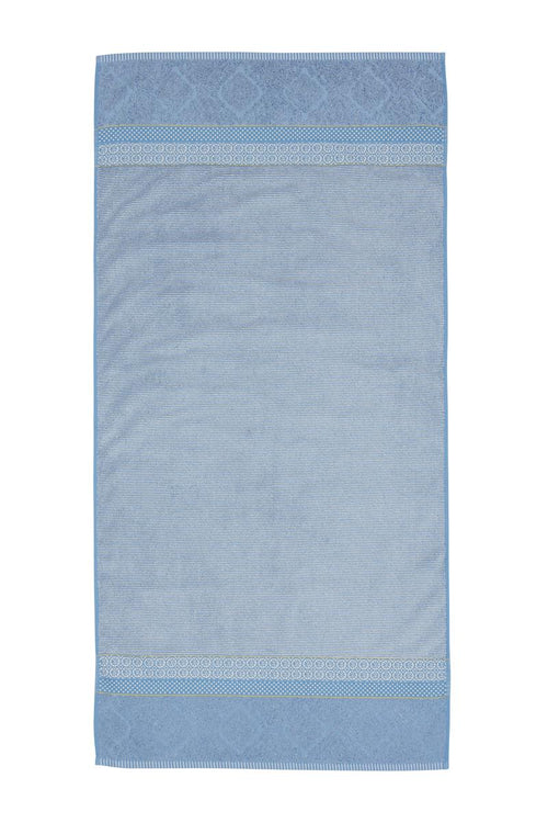 Pip Studio badlaken Soft Zellige - 70x140 cm - blauw grijs - vtwonen shop