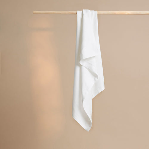 Coco & Cici - TENCEL - Sateen Kussensloop Wit - 1 kussensloop 50x75 zonder volant