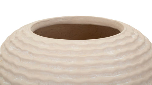 Mauro Ferretti vaas - Ø 30x38,5 cm - creme