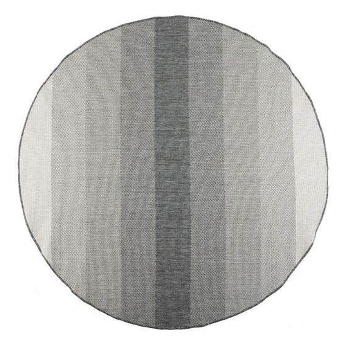 Interieur05 Rond Buitenkleed Boa - Grijs/Wit - Dubbelzijdig - EVA Interior - 200 x 200 cm - vtwonen shop