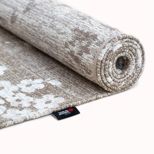 Louis De Poortere binnen & buiten machinewasbaar vloerkleed Sakura van 70% gerecycled PET - grijs - 235x340cm