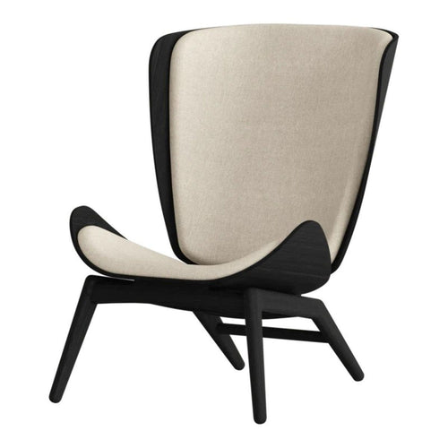 Umage The Reader zwart houten fauteuil white sands