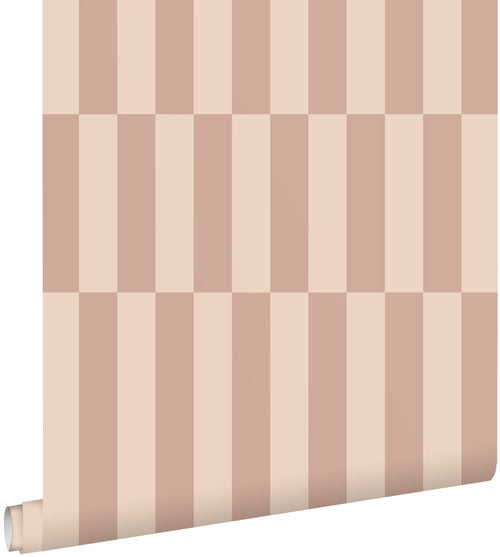 ESTAhome behang strepen oudroze - 50 x 900 cm - 131213