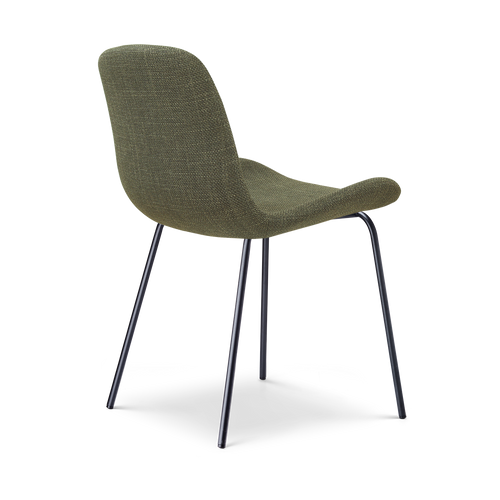 Nolon Nora-Fé eetkamerstoel forestgroen - zwart onderstel - vtwonen shop