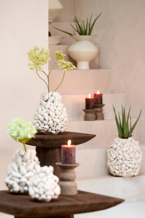 Light & Living vaas GEORGIA - Ø25x28cm - wit - vtwonen shop