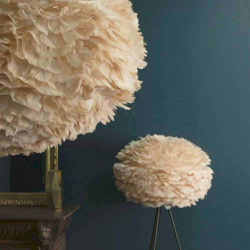 Umage Eos X-large hanglamp light brown - met koordset zwart - Ø 75 cm - vtwonen shop