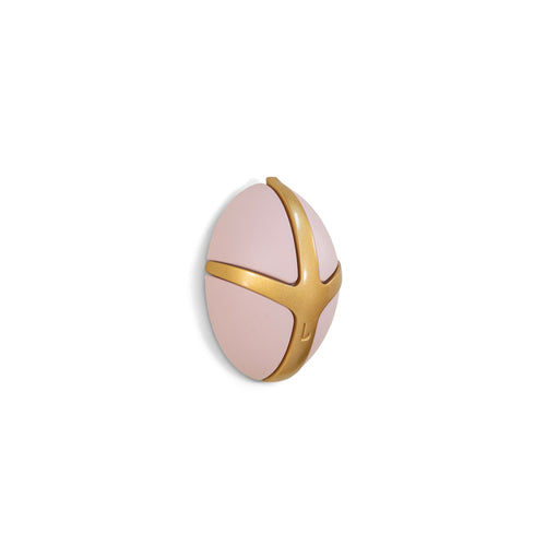 Spinder Design kapstok Tick - Pale Pink / Goud - 3 haken - vtwonen shop