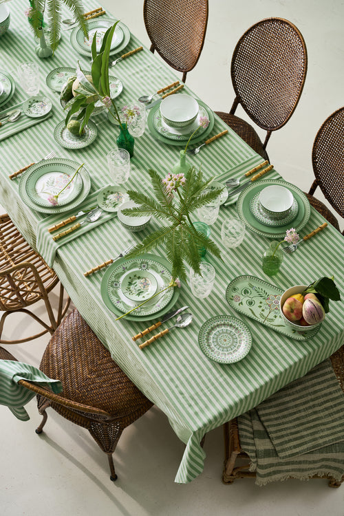 Pip Studio - Servetten Stripes - Lichtgroen - 40x40 cm - Set van 4