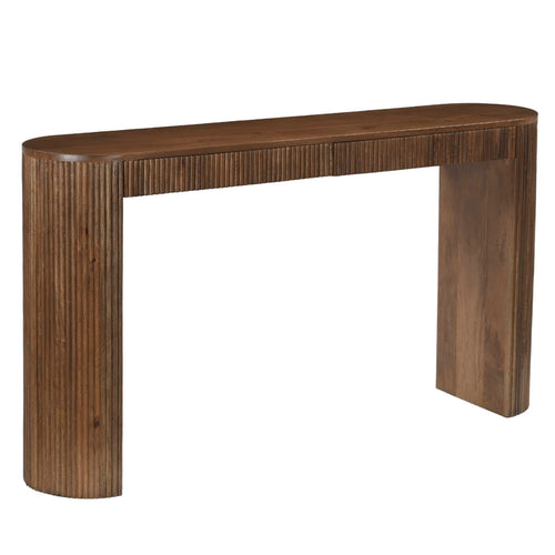 DÉJA Living Sidetable Lucena - Donkerbruin Hout - Incl. Opbergruimte - 120cm - vtwonen shop